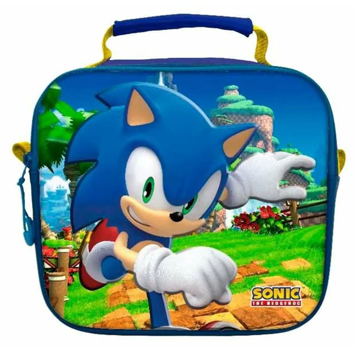 Zaino Scuola 3D Sonic 22 x 20 x 7 cm