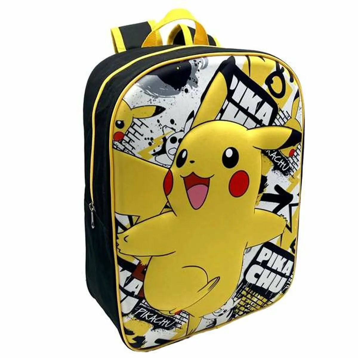 Zaino Scuola 3D Pokémon Pikachu 40 x 30 x 15 cm