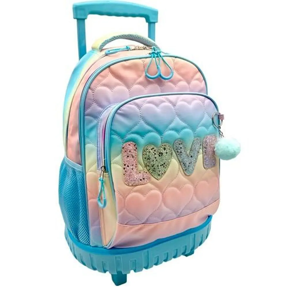 Trolley per la Scuola Blin-Blin Love Turchese 43 x 34 x 24 cm