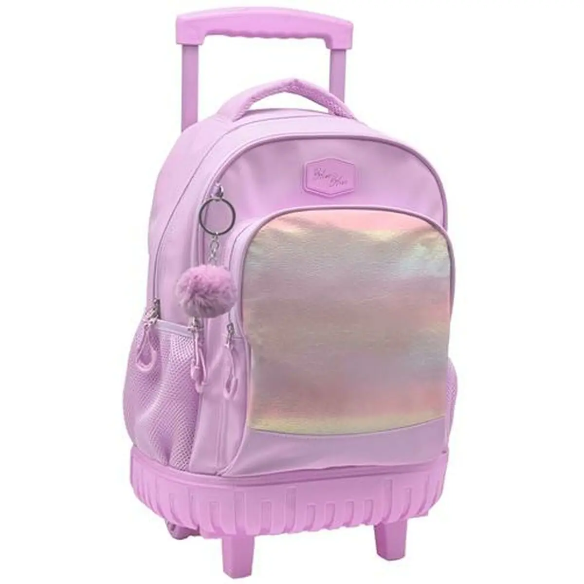 Trolley per la Scuola Blin-Blin Rosa 43 x 34 x 24 cm Arcobaleno