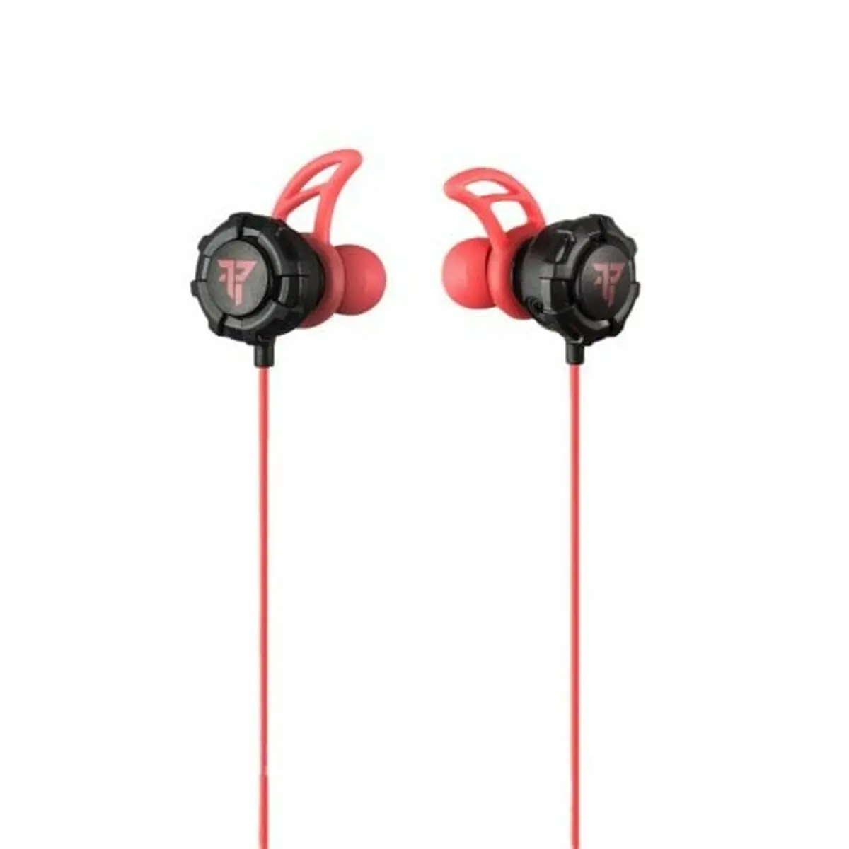 Auricolari con Microfono Tempest Battle Nero Rosso