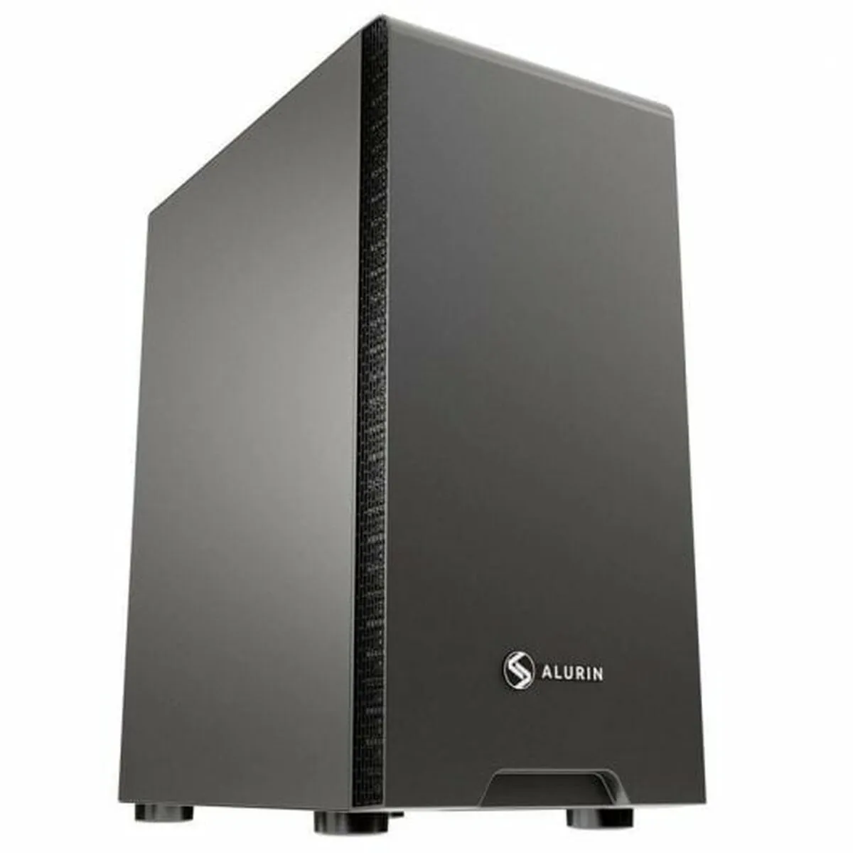 Case computer desktop ATX Alurin Work Nero