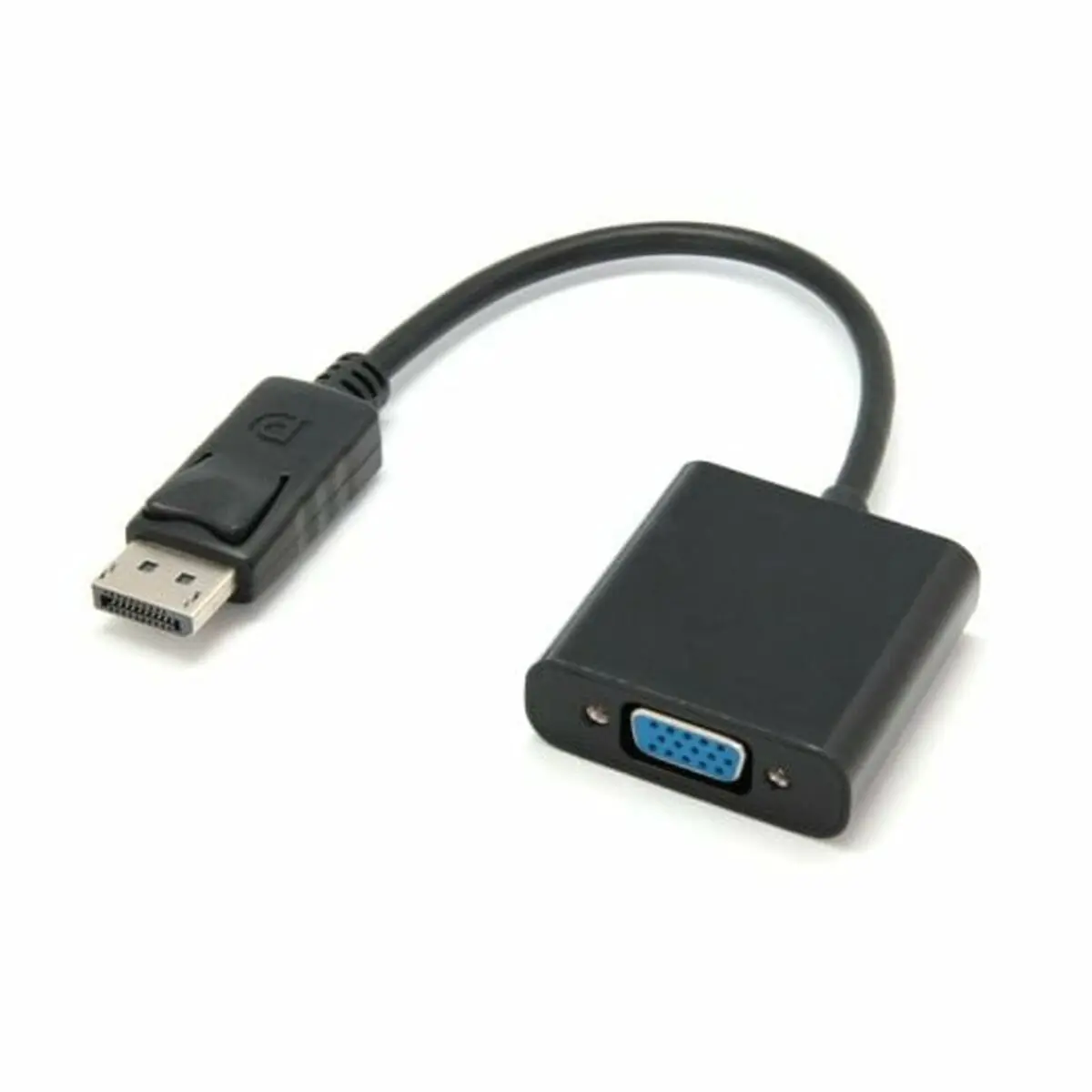 Adattatore DisplayPort con VGA PcCom Essential Nero 15 cm