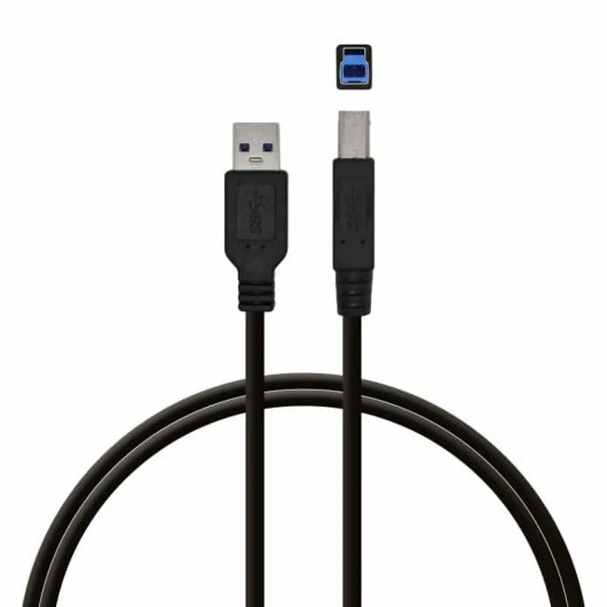 Cavo USB PcCom Nero 3 m