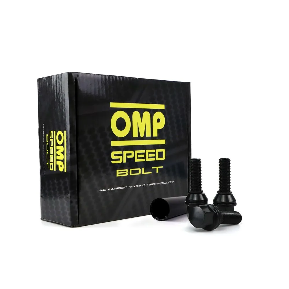 Set Dadi OMP 27 mm Nero 20 uds M12 x 1,25