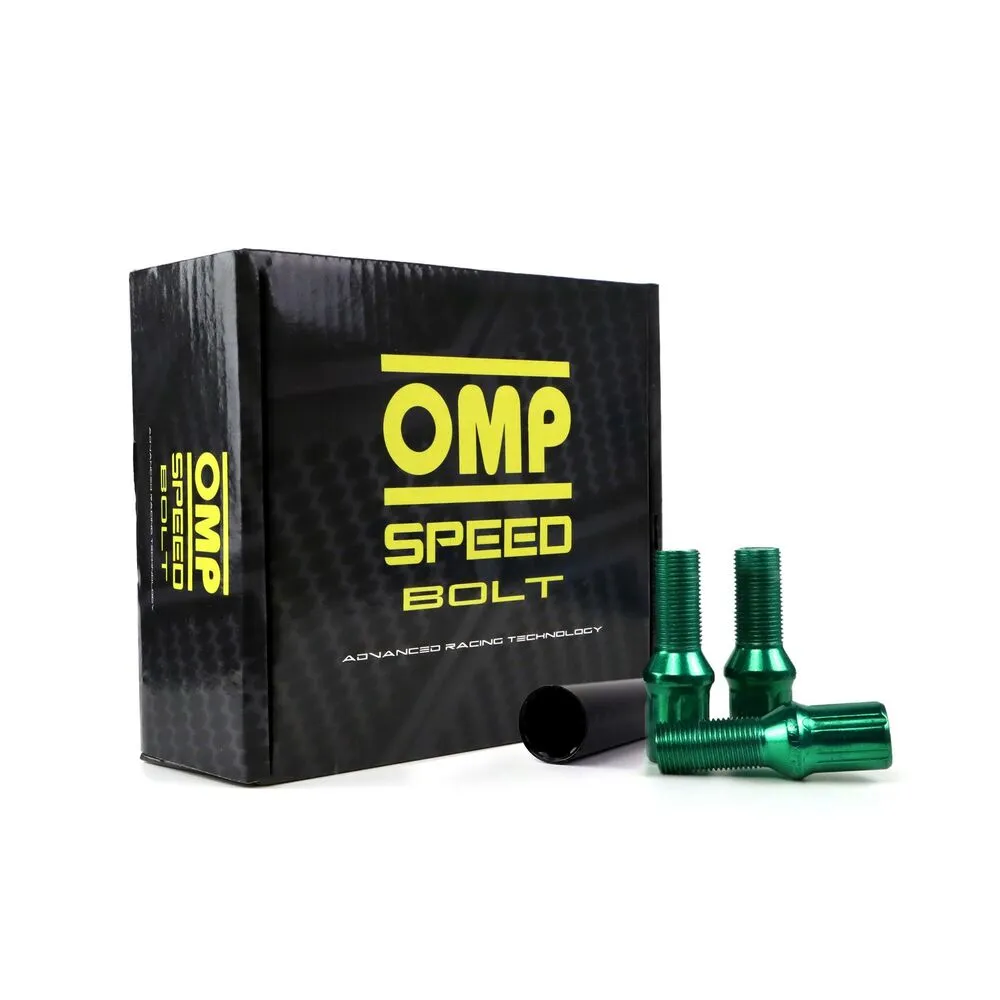 Set Dadi OMP 27 mm Verde 20 uds M12 x 1,25