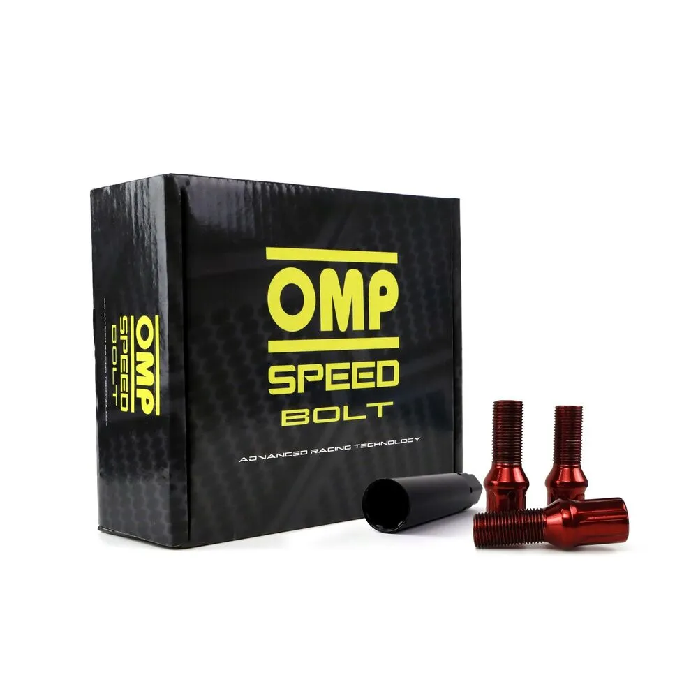 Set Dadi OMP 27 mm Rosso 20 uds M12 x 1,50