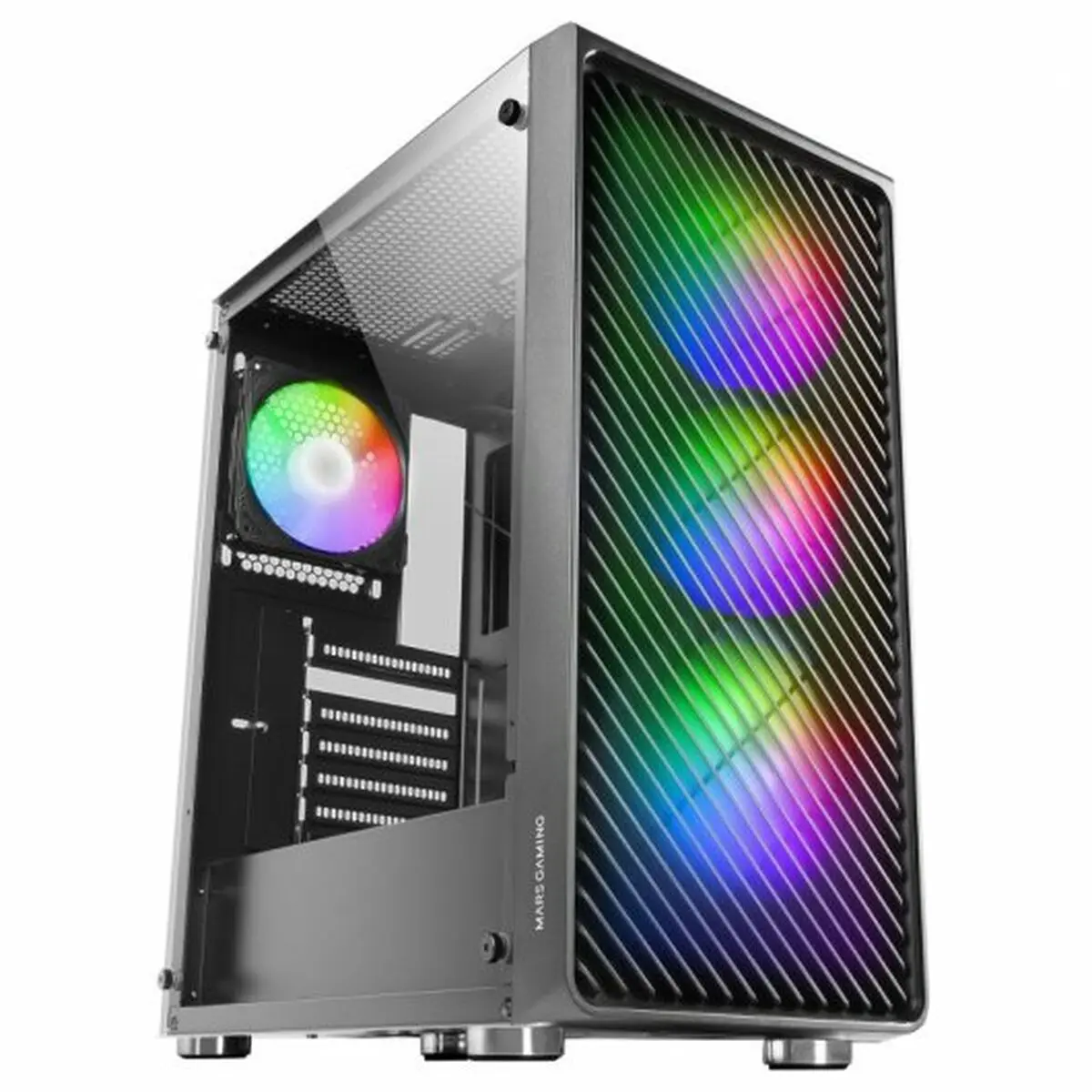 Case computer desktop ATX Mars Gaming MC-F Nero