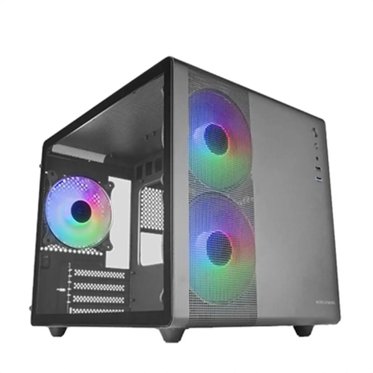 Case computer desktop ATX Mars Gaming 3XVENT Nero