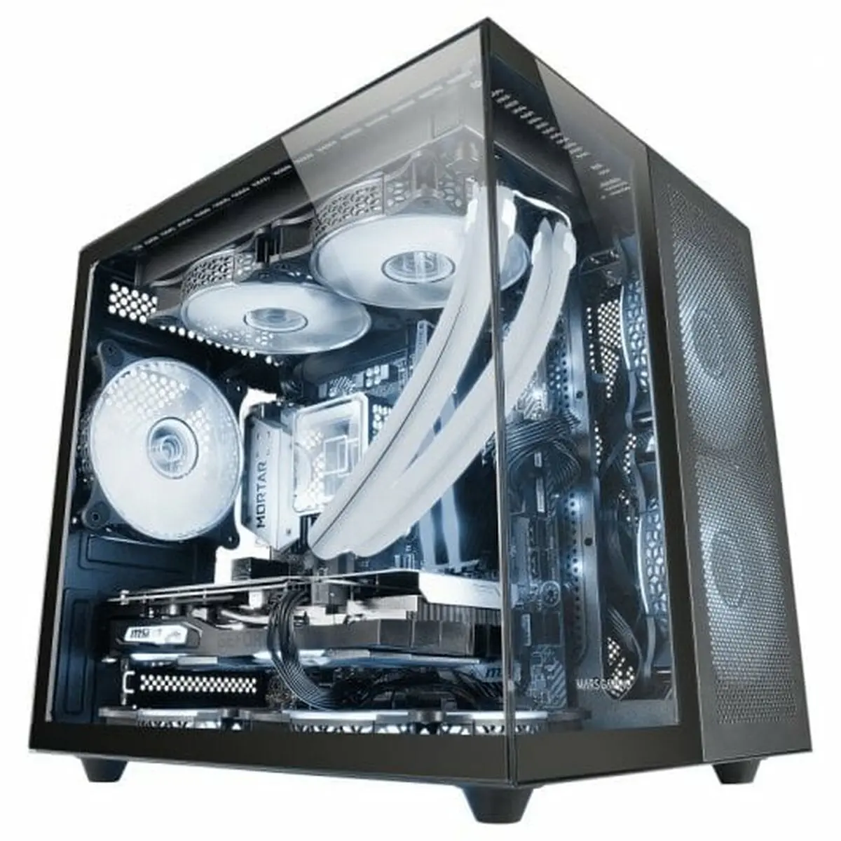 Case computer desktop ATX Mars Gaming MCNOVAM Nero