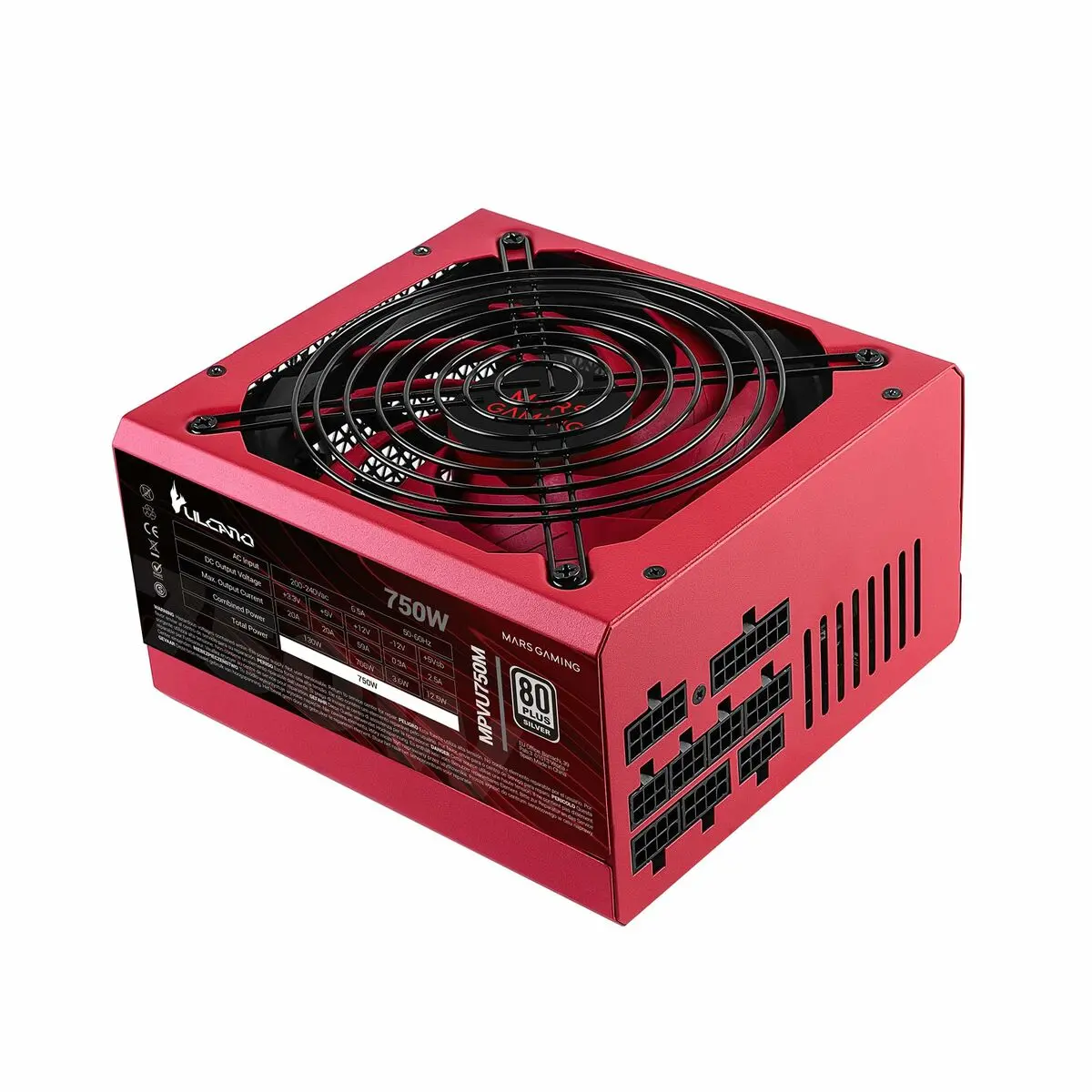 Fonte di Alimentazione Mars Gaming MPVU750M ATX 750 W 130 W