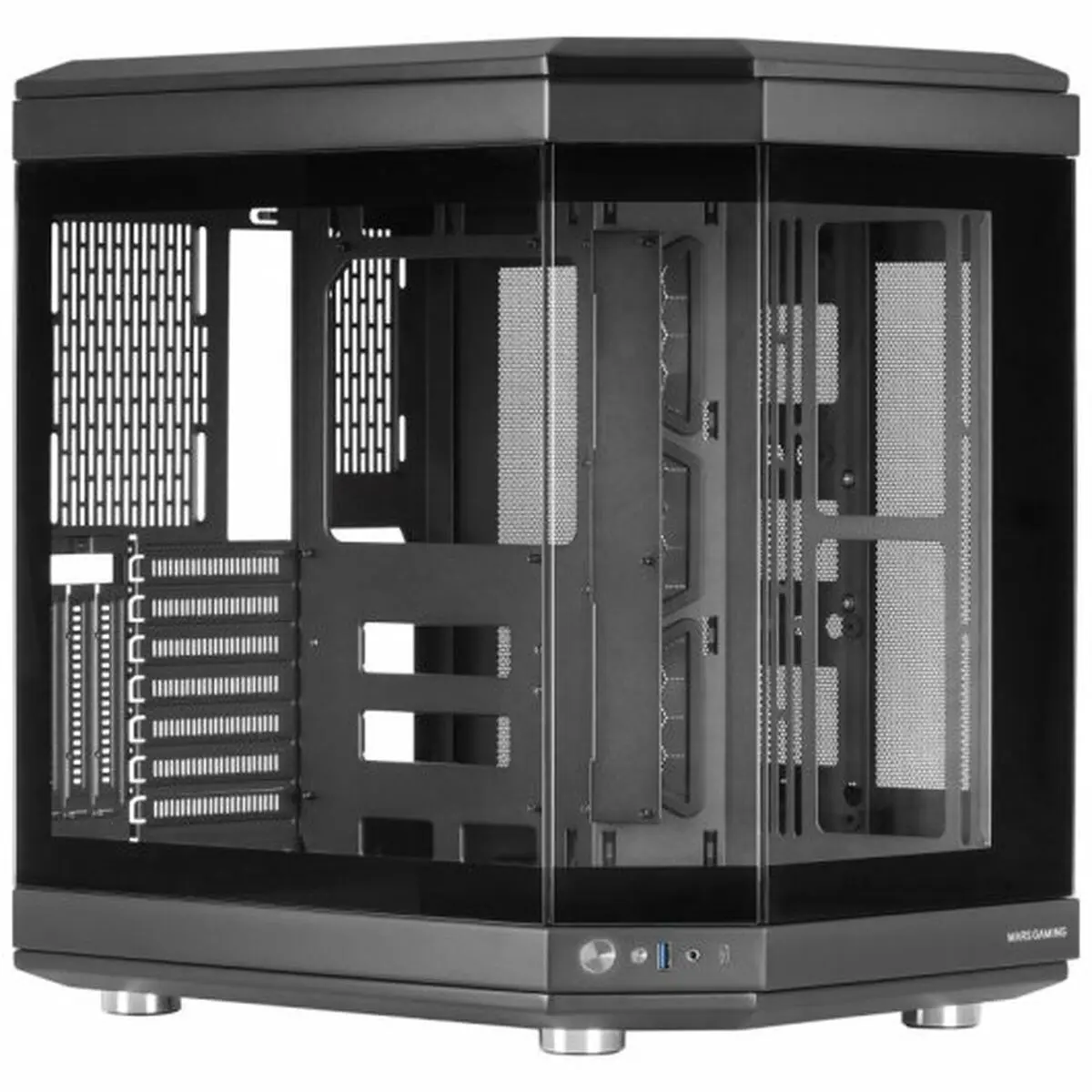 Case computer desktop ATX Mars Gaming MC3T Nero