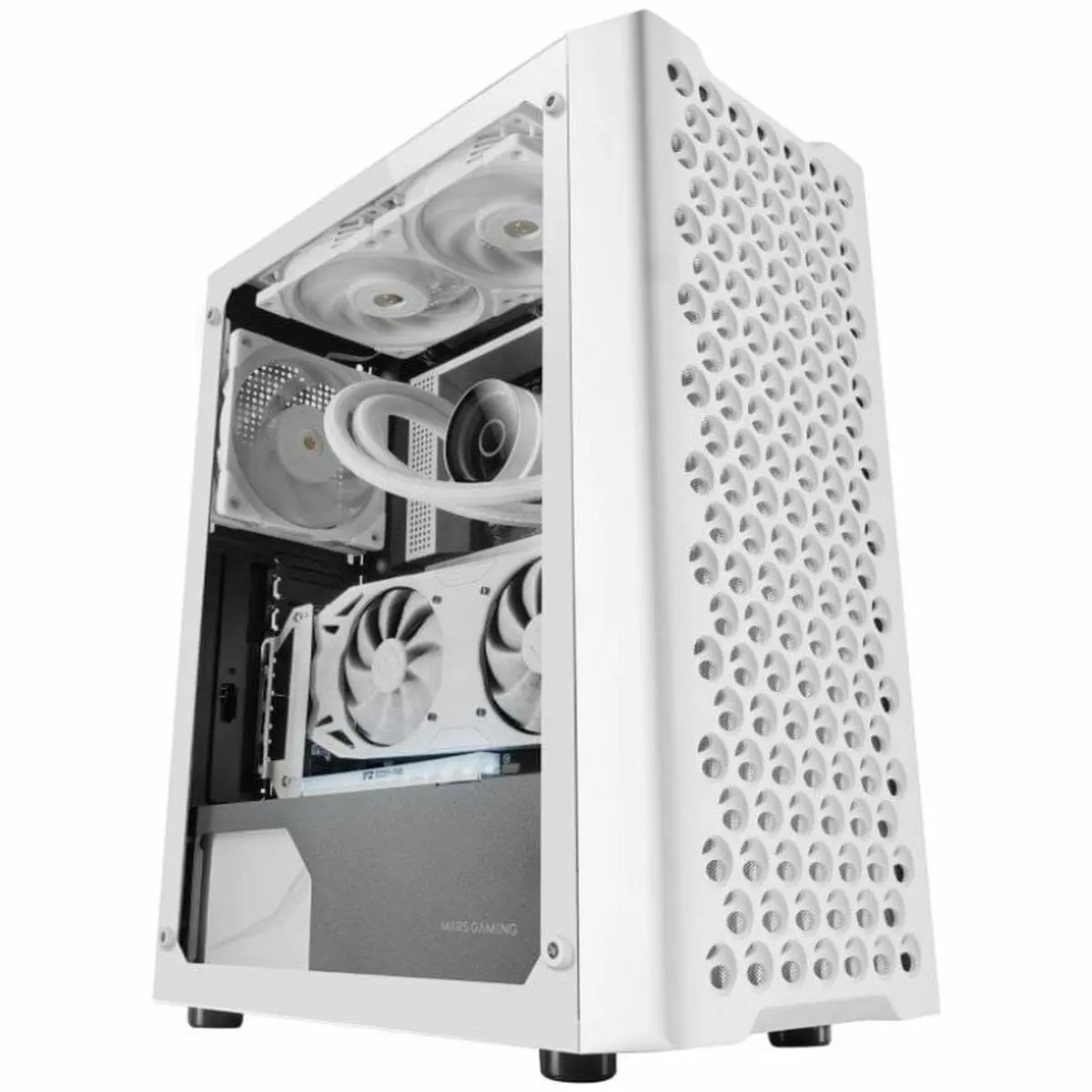 Case computer desktop ATX Mars Gaming MC-iPRO Bianco