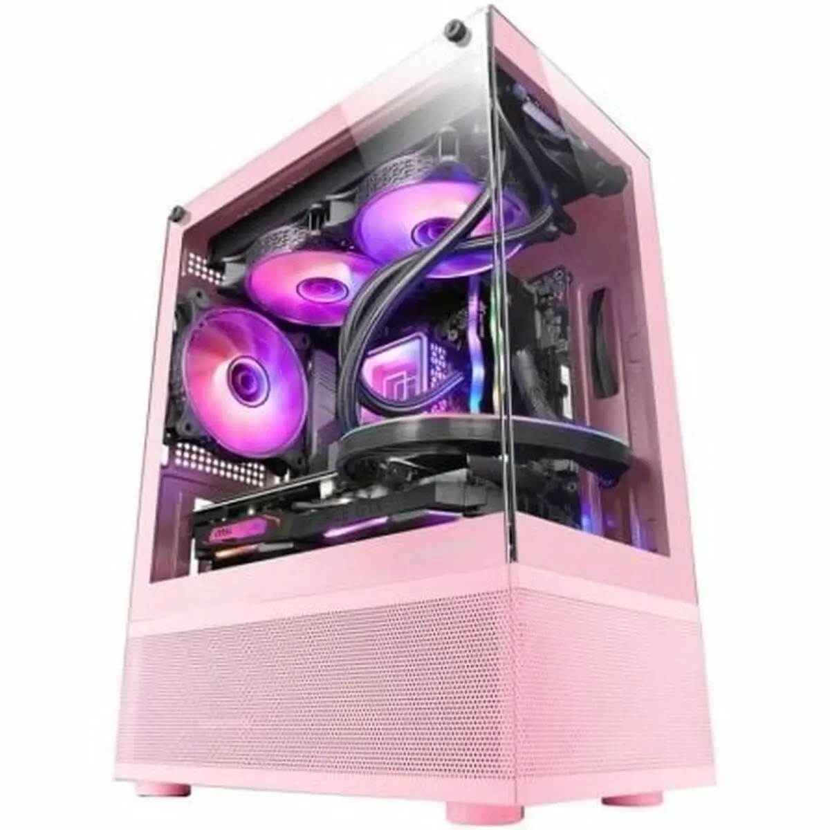 Case computer desktop ATX Mars Gaming MCSEP Rosa