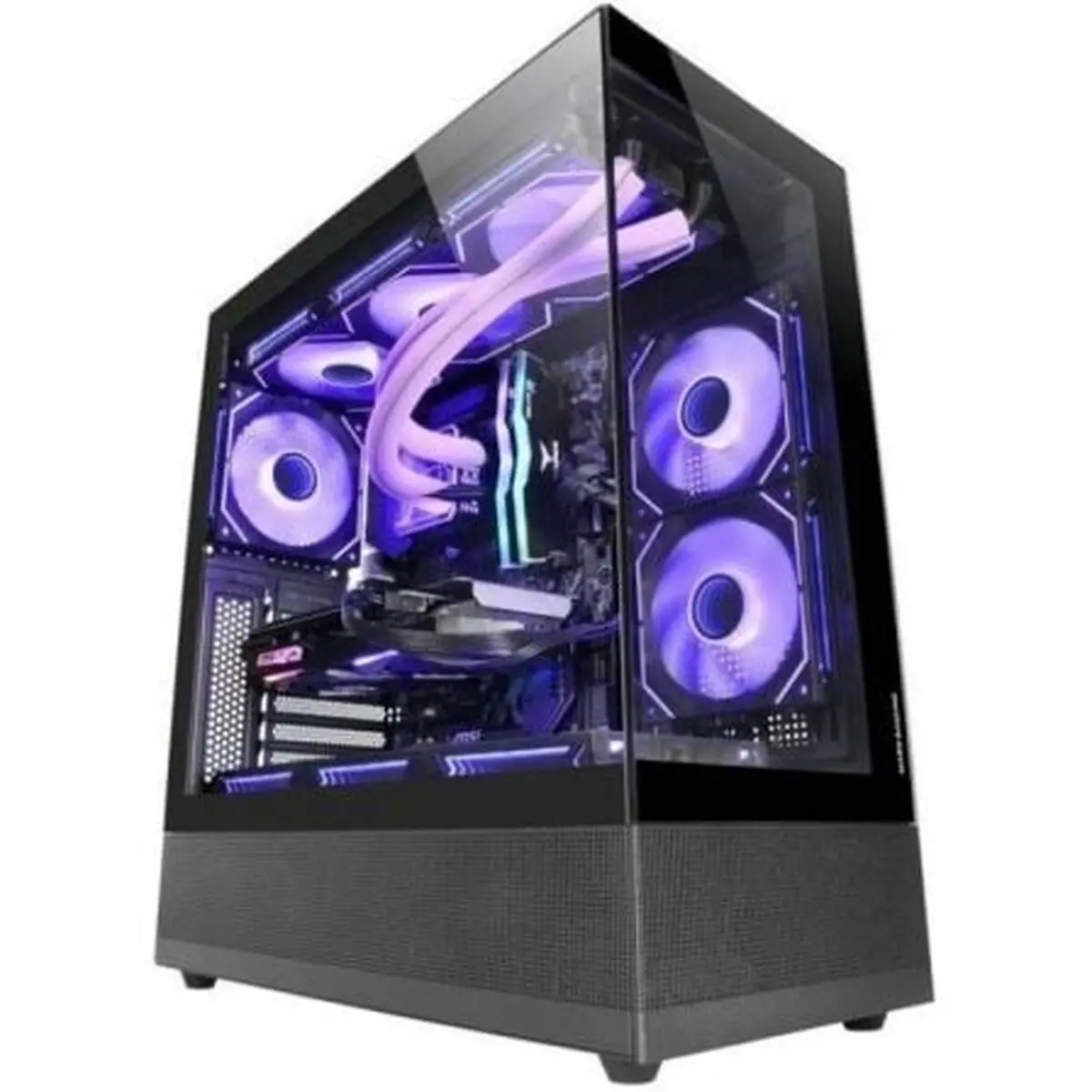 Case computer desktop ATX Mars Gaming MCSET Nero