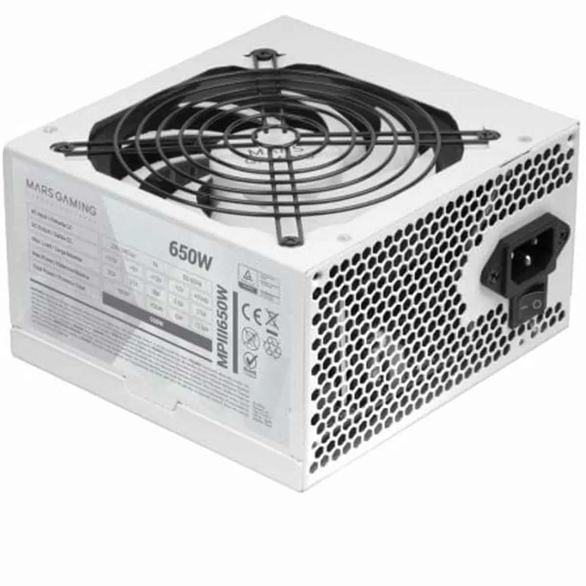 Fonte di Alimentazione Mars Gaming MPIII650W ATX 650 W