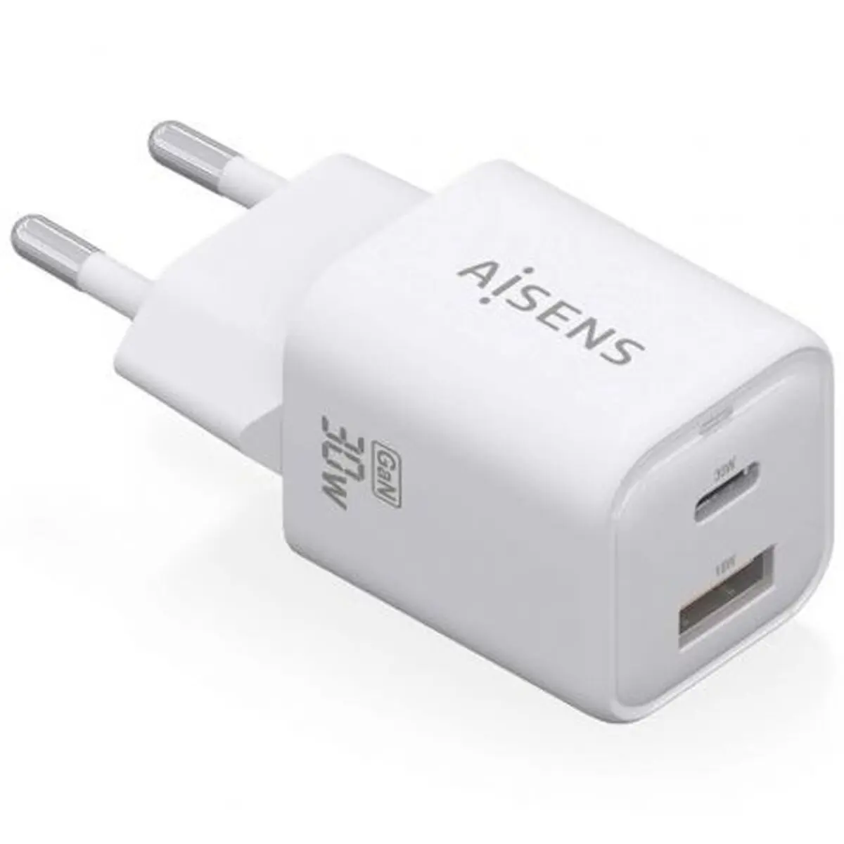 Caricabatterie da Parete Aisens ASCH-30W2P020-W Bianco 30 W (1 Unità)