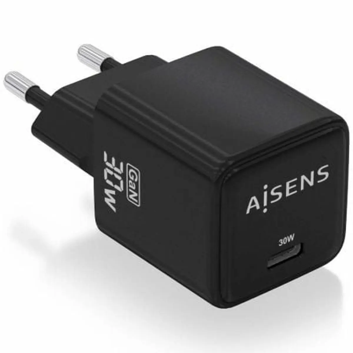 Caricabatterie da Parete Aisens ASCH-30W1P036-BK Nero 30 W (1 Unità)