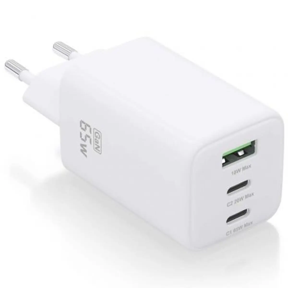 Caricabatterie da Parete Aisens ASCH-65W3P041-W Bianco 65 W (1 Unità)