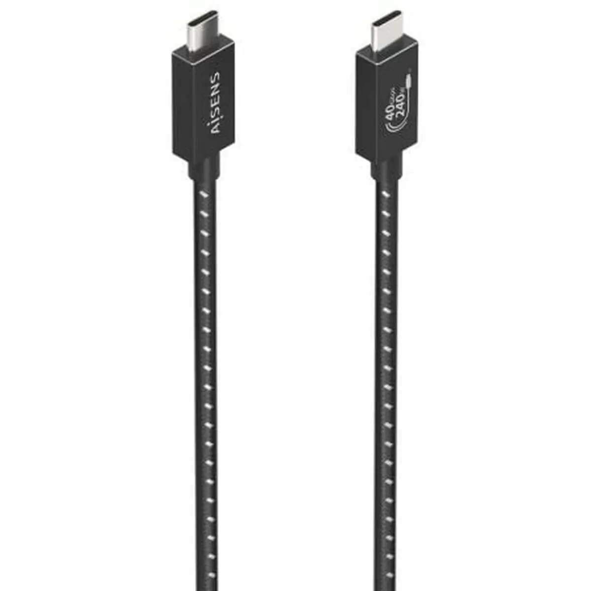 Cavo USB-C con USB-C Aisens A156-0868 Nero 1,5 m