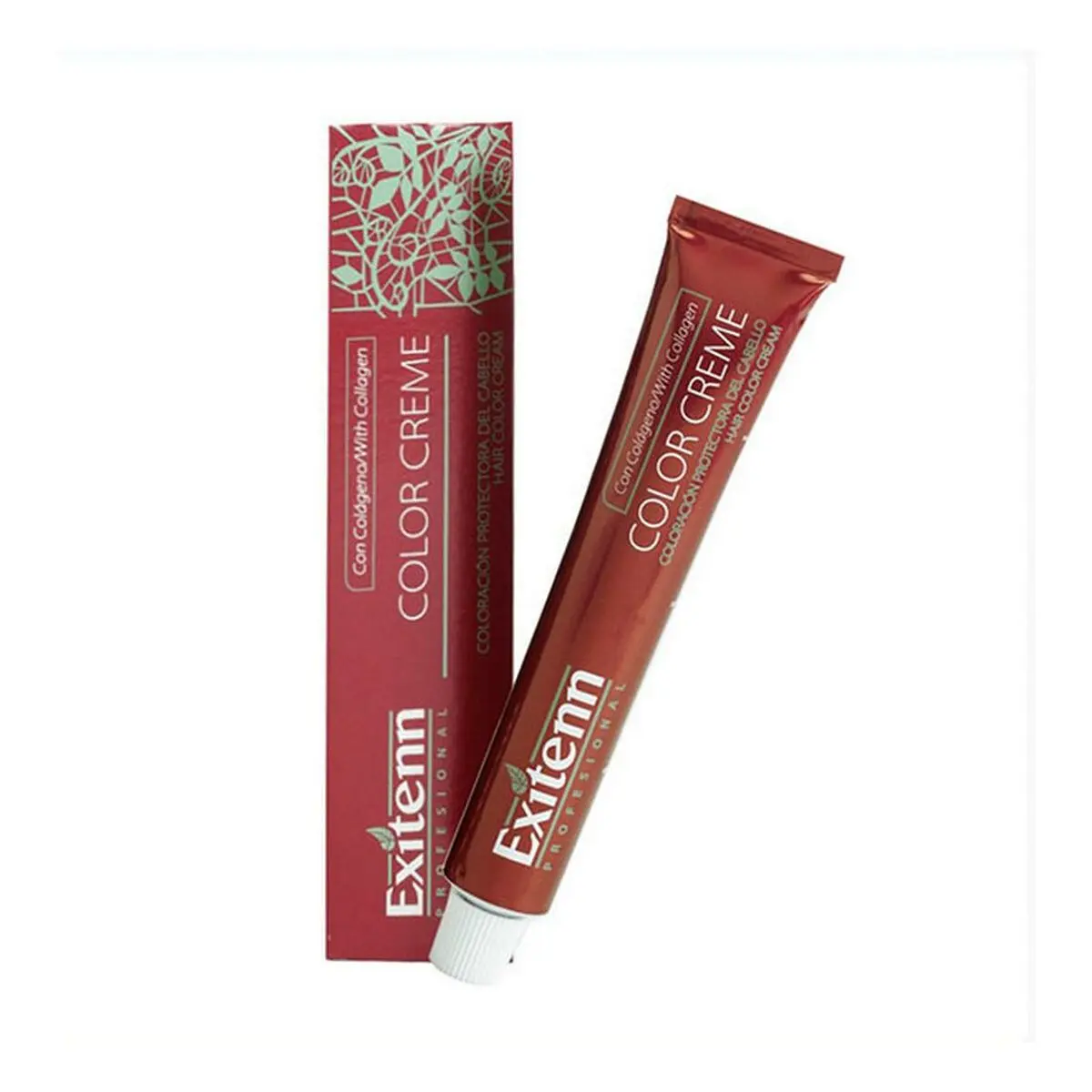 Tintura Permanente Color Creme Exitenn Nº 2 Red Fuchsia (60 ml)