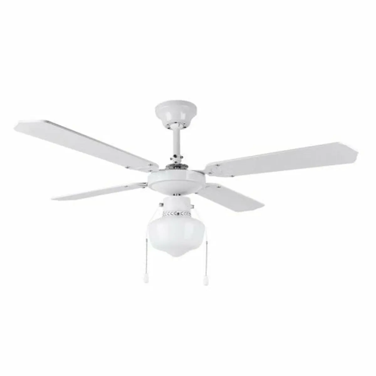 Ventilatore da Soffitto con Luce Orbegozo CL04105B Bianco 50 W Ø 105 cm