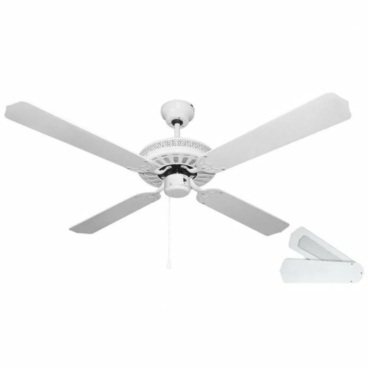 Ventilatore da Soffitto Orbegozo CF07132B Bianco 60 W