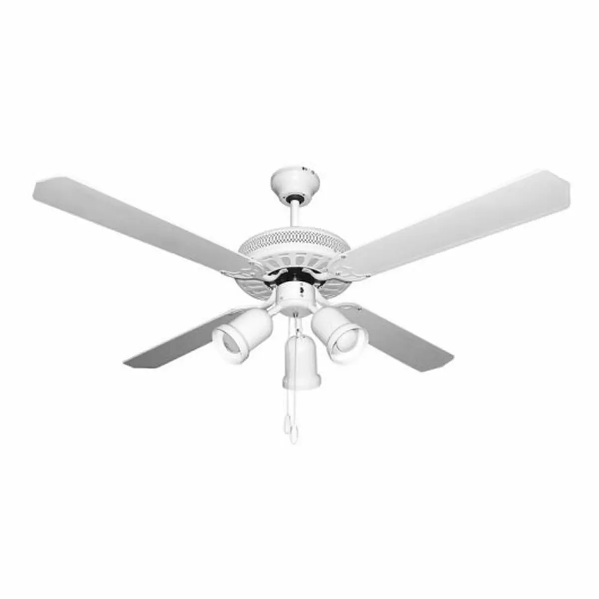 Ventilatore da Soffitto con Luce Orbegozo CT35132B Bianco 70 W Ø 132 cm