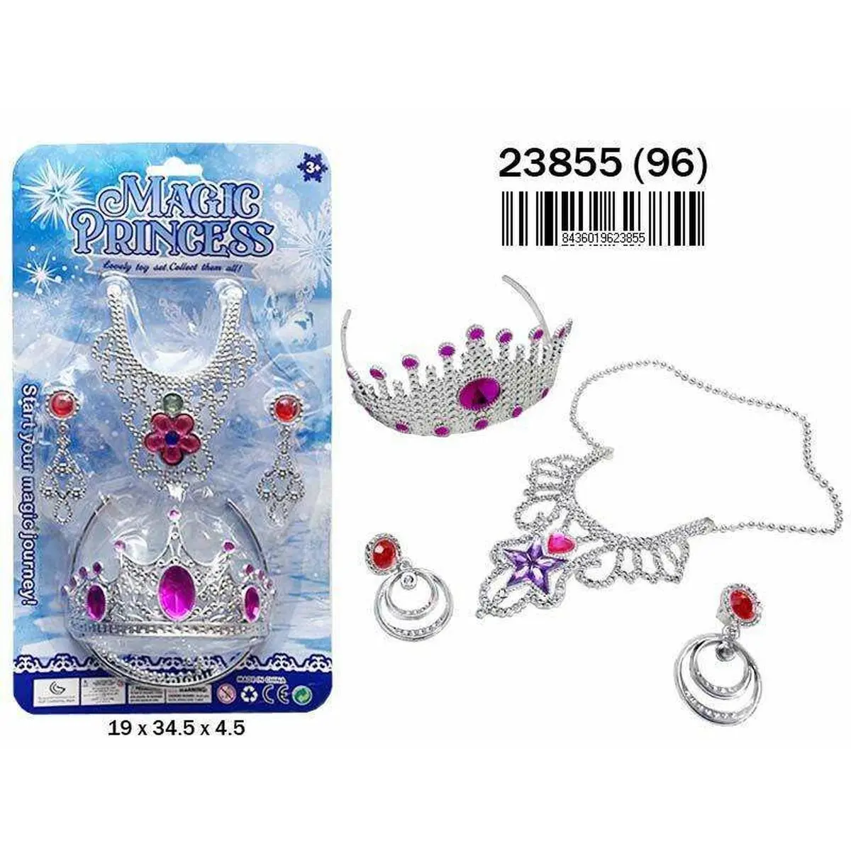 Set di accessori Principessa 4 Pezzi