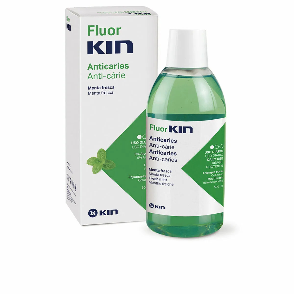 Colluttorio Kin Fluorkin Menta Anticarie 500 ml