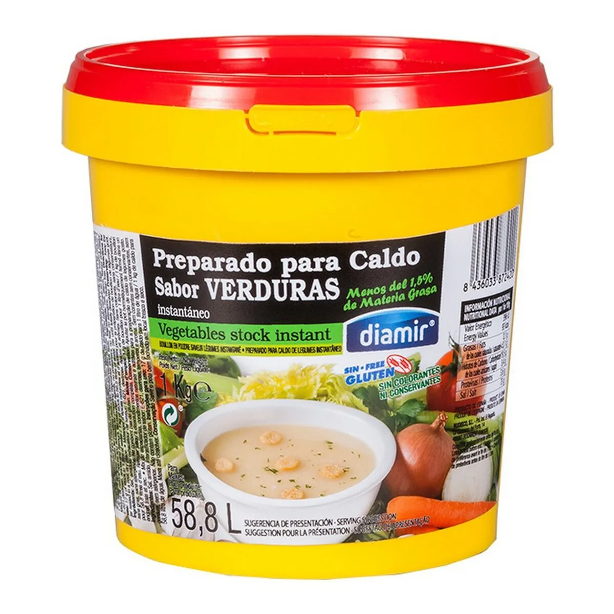 Mix per Brodo Diamir In polvere Verdure (1 kg)