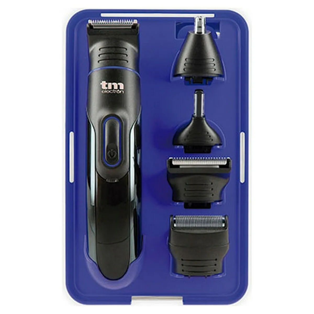 Set per la Cura della Barba TM Electron Azzurro 7 in 1