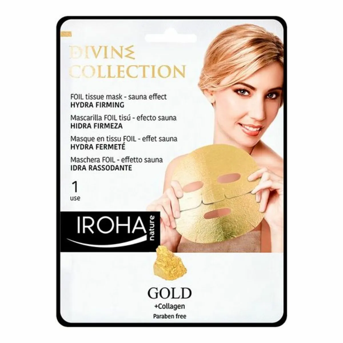 Maschera Viso Gold Iroha