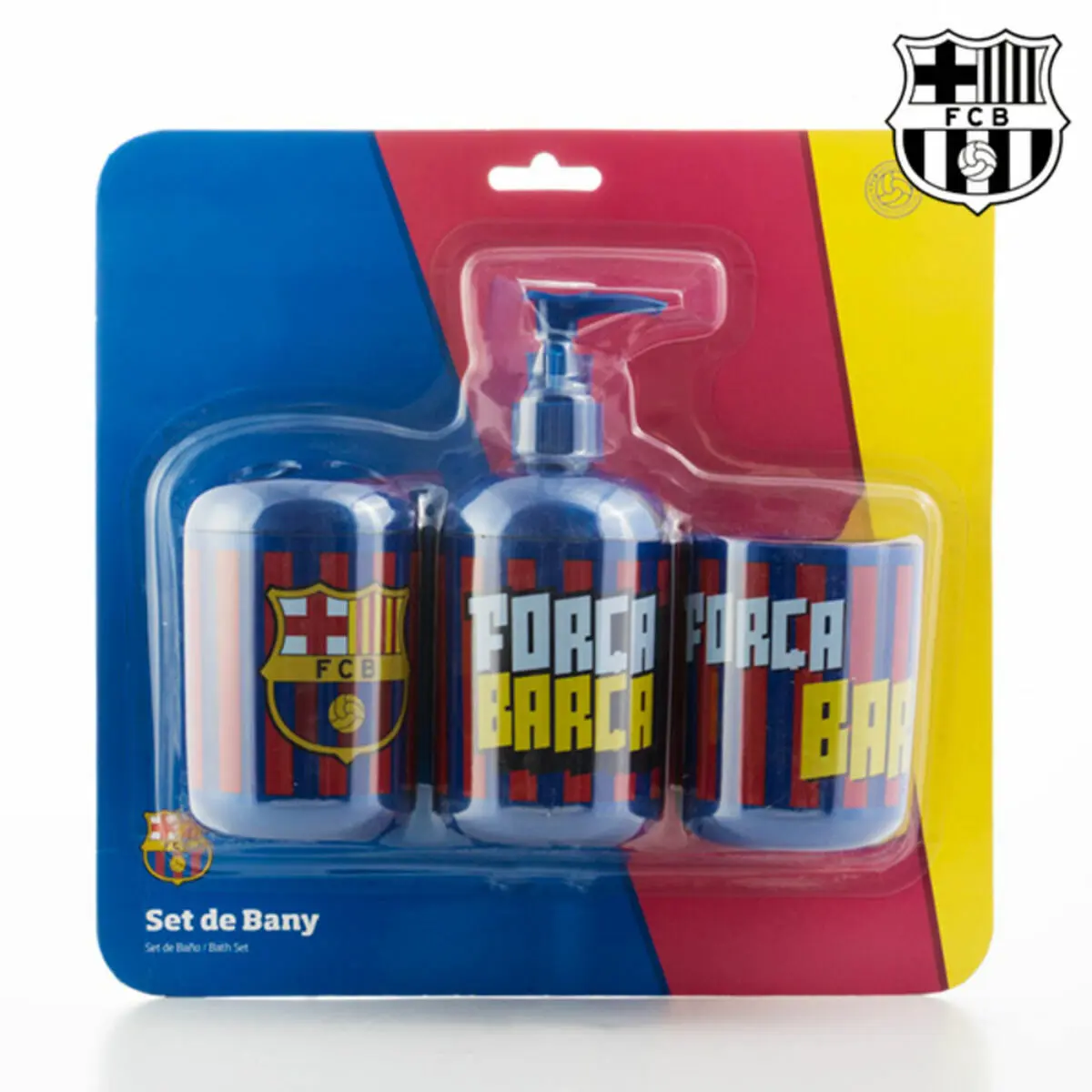 Accessori per il Bagno FC Barcelona (3 pezzi)