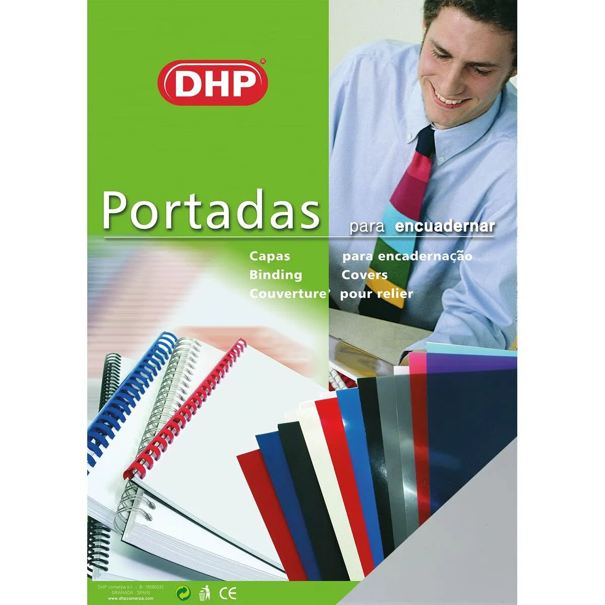 Copertine per rilegatura DHP Trasparente A4 PVC 100 Pezzi