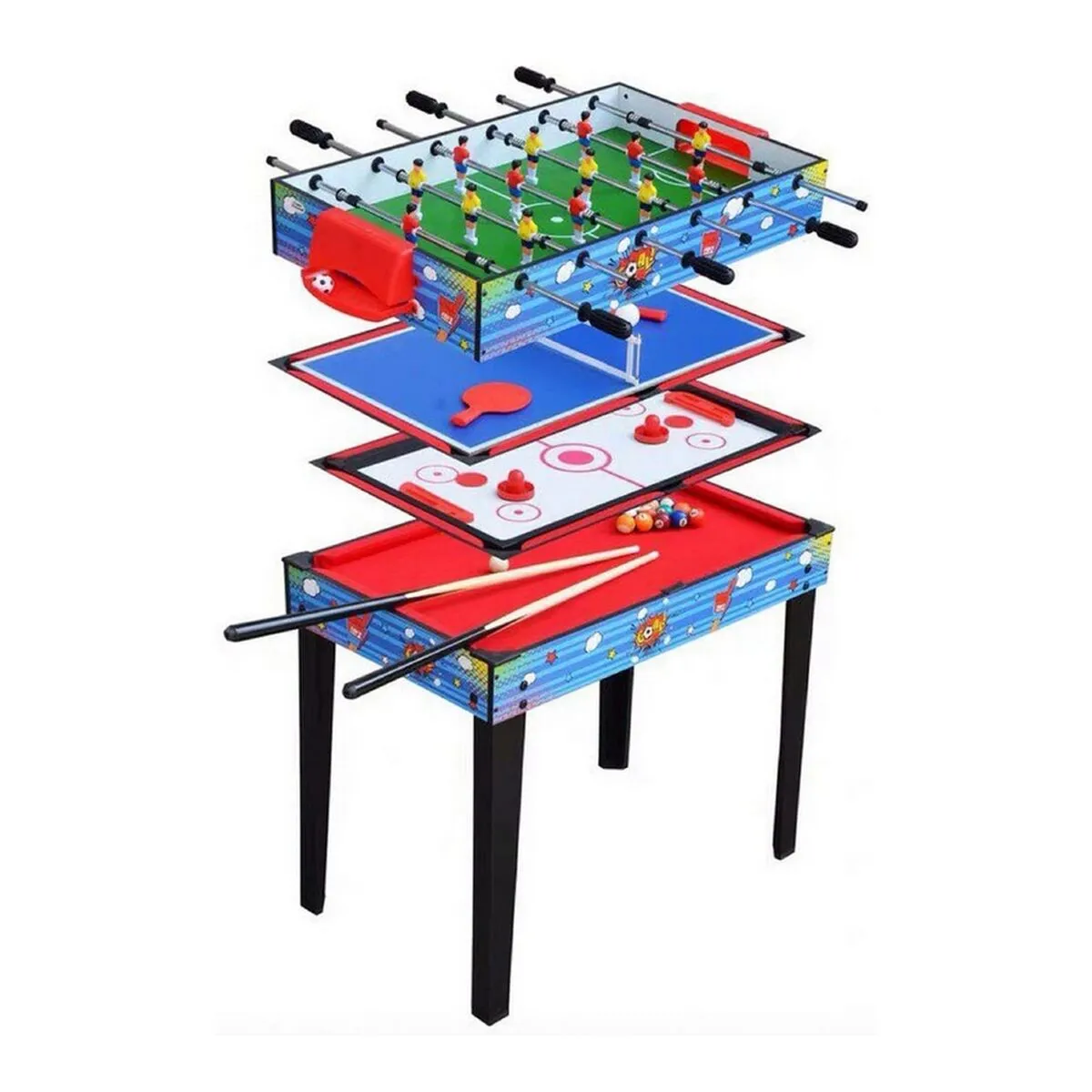 Tavolo multi-gioco 4 in 1 (94 x 50,5 x 73,5 cm)