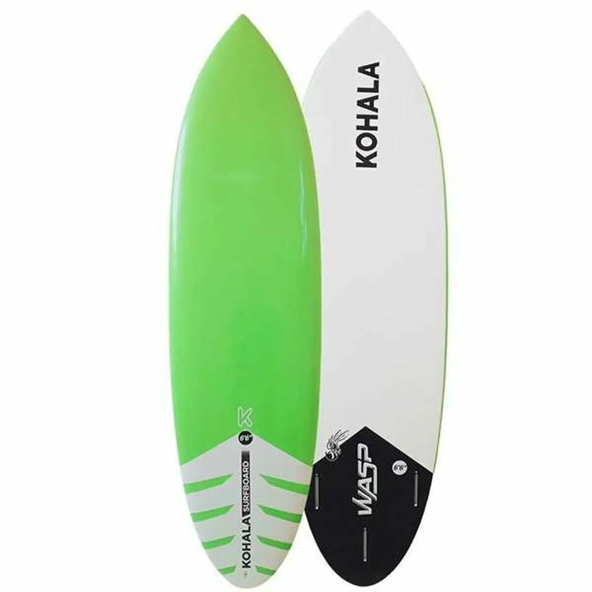 Tavola da Surf Epoxy Surf 6'6" Verde Rigida