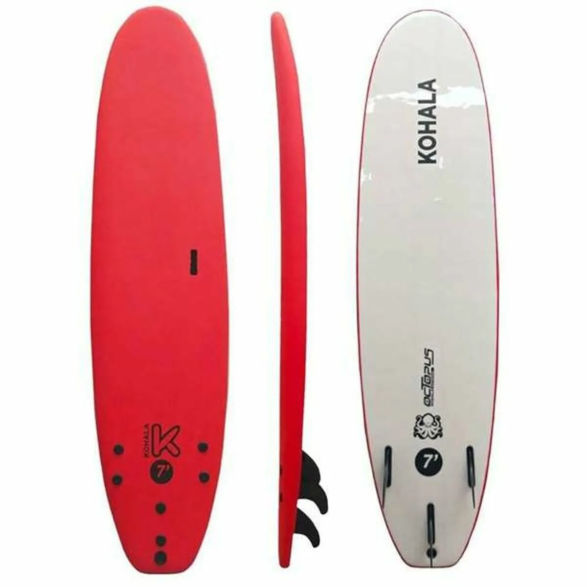 Tavola da Surf Soft 7' Rosso Rigida