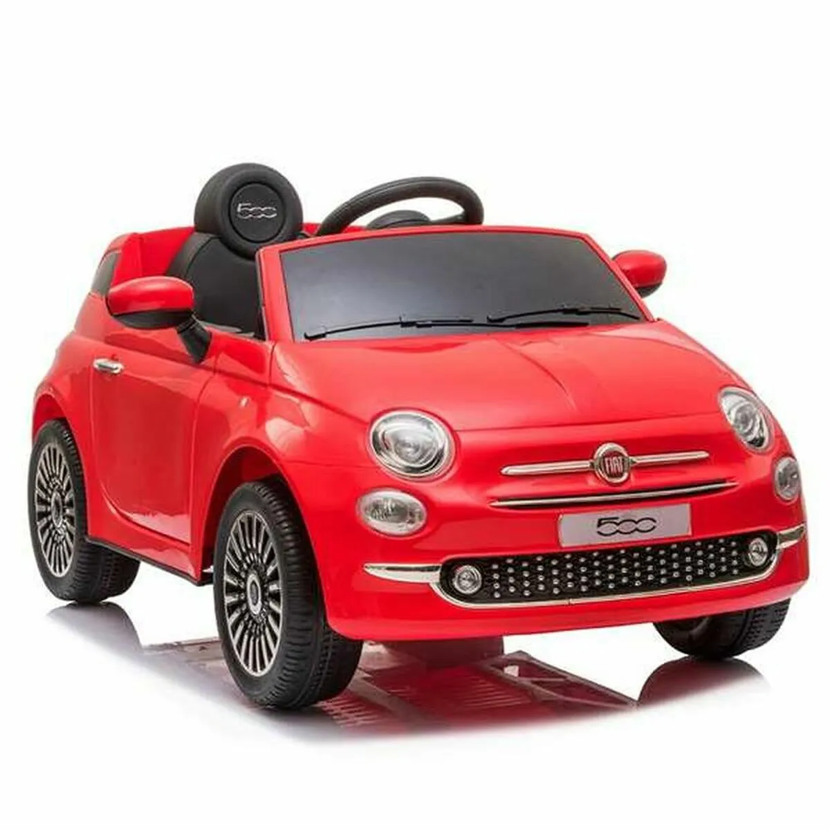 Macchina Elettrica per Bambini Fiat 500 113 x 67,5 x 53 cm MP3 Rosso 30 W 6 V Con telecomando