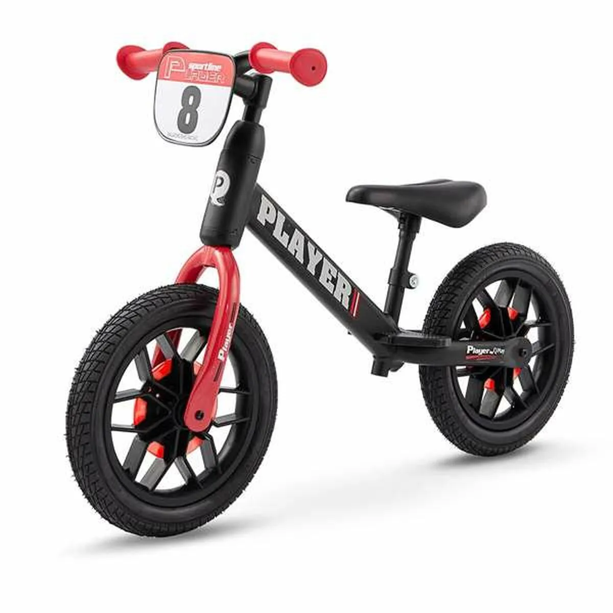 Bicicletta per Bambini New Bike Player Luci Rosso 10"