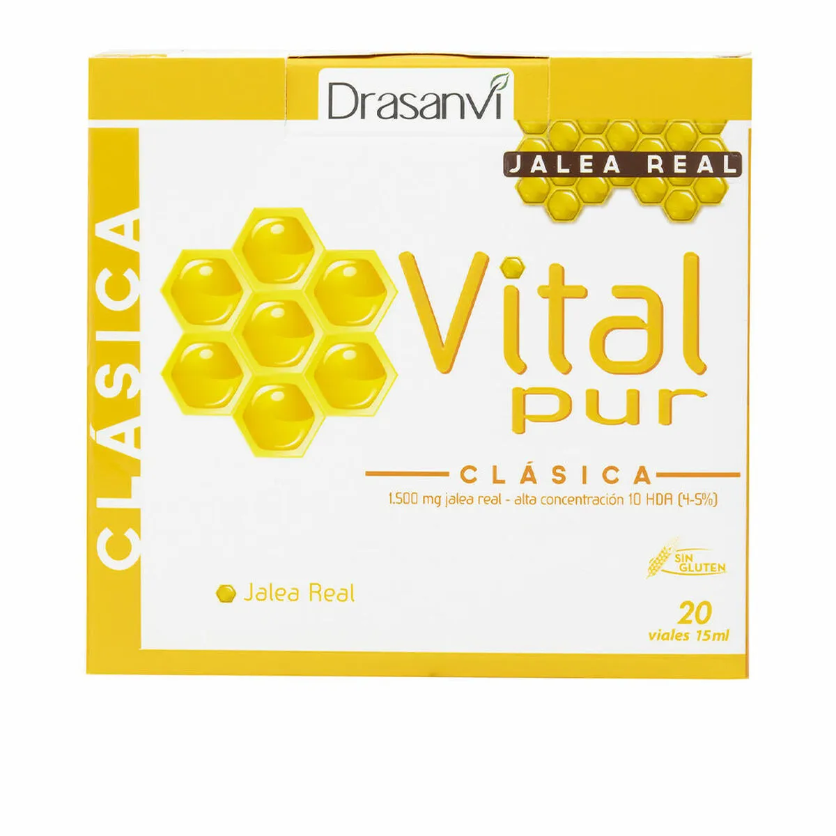 Integratore Alimentare Drasanvi Vitalpur Pappa reale 20 Unità 15 ml