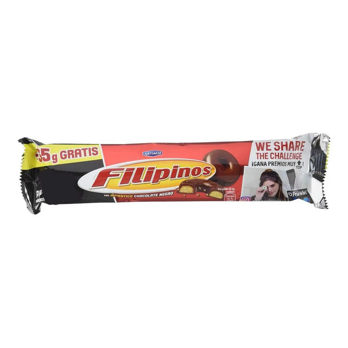 Ciambelle Artiach Filipinos Chocolate Negro (100 g)