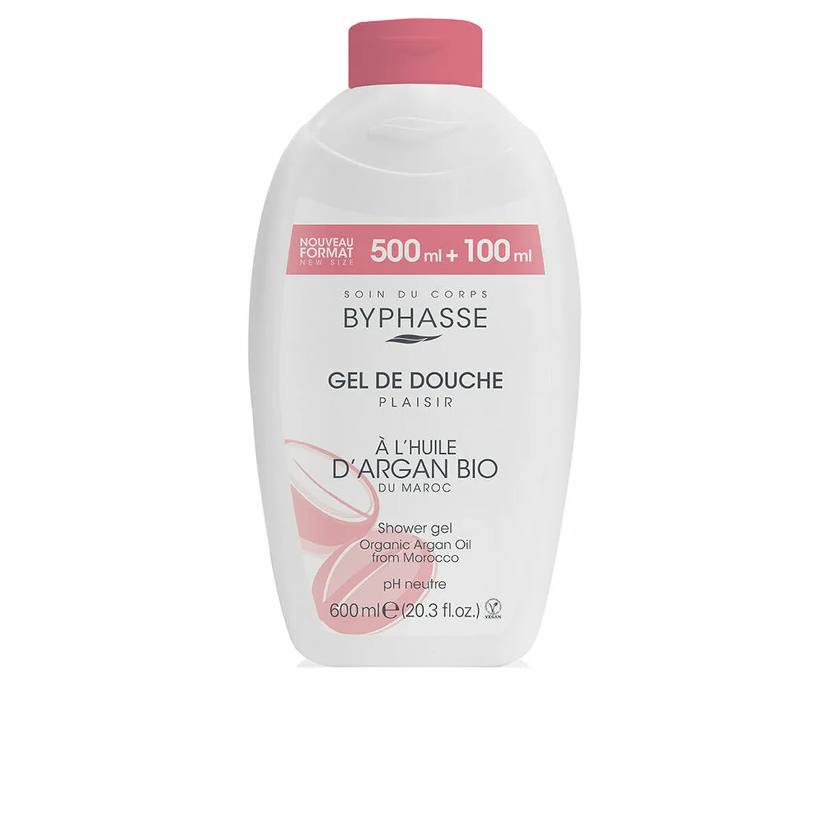 Gel Doccia Byphasse Plaisir Olio d'Argan 600 ml