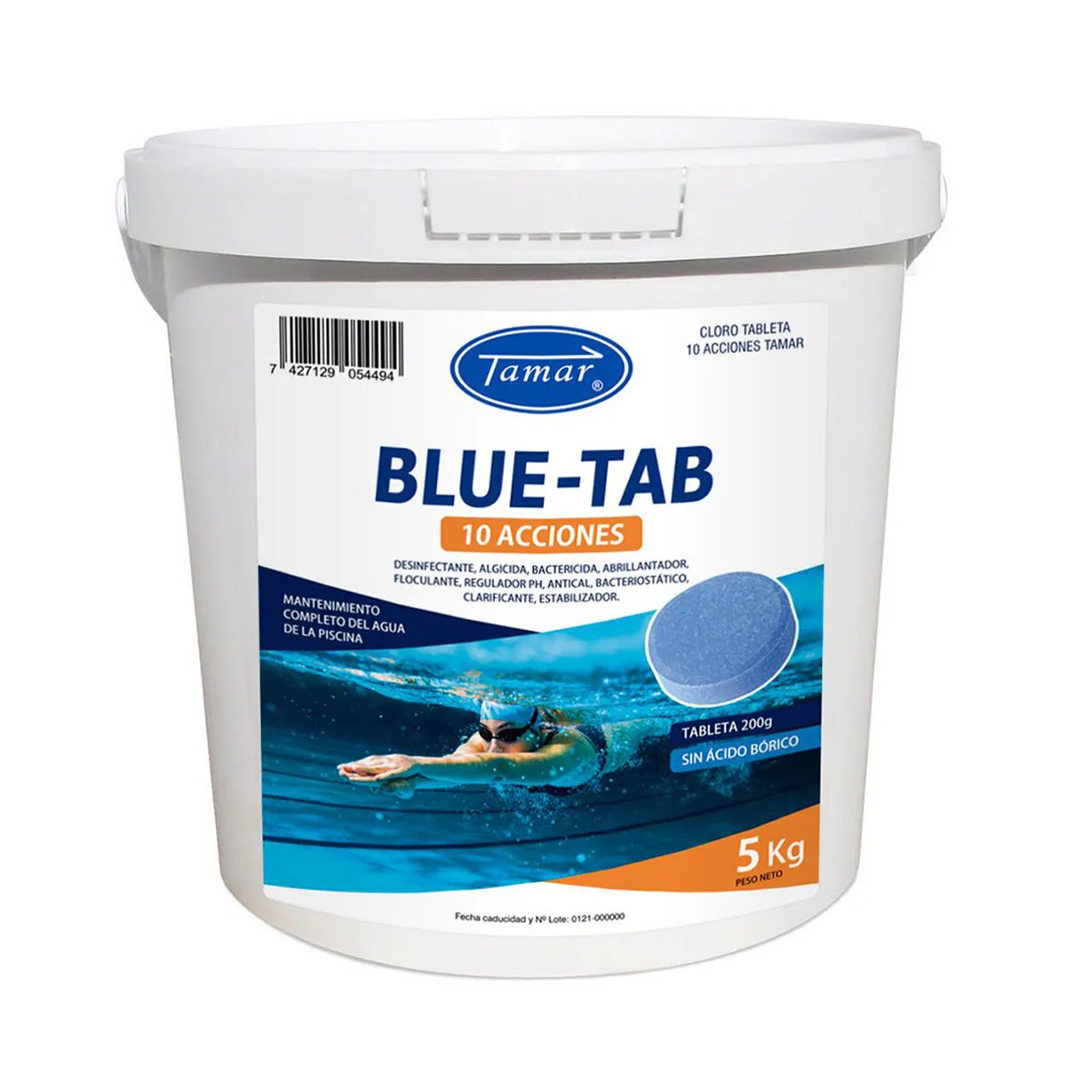 Cloro Tamar blue tab 10 1205106050 5 kg