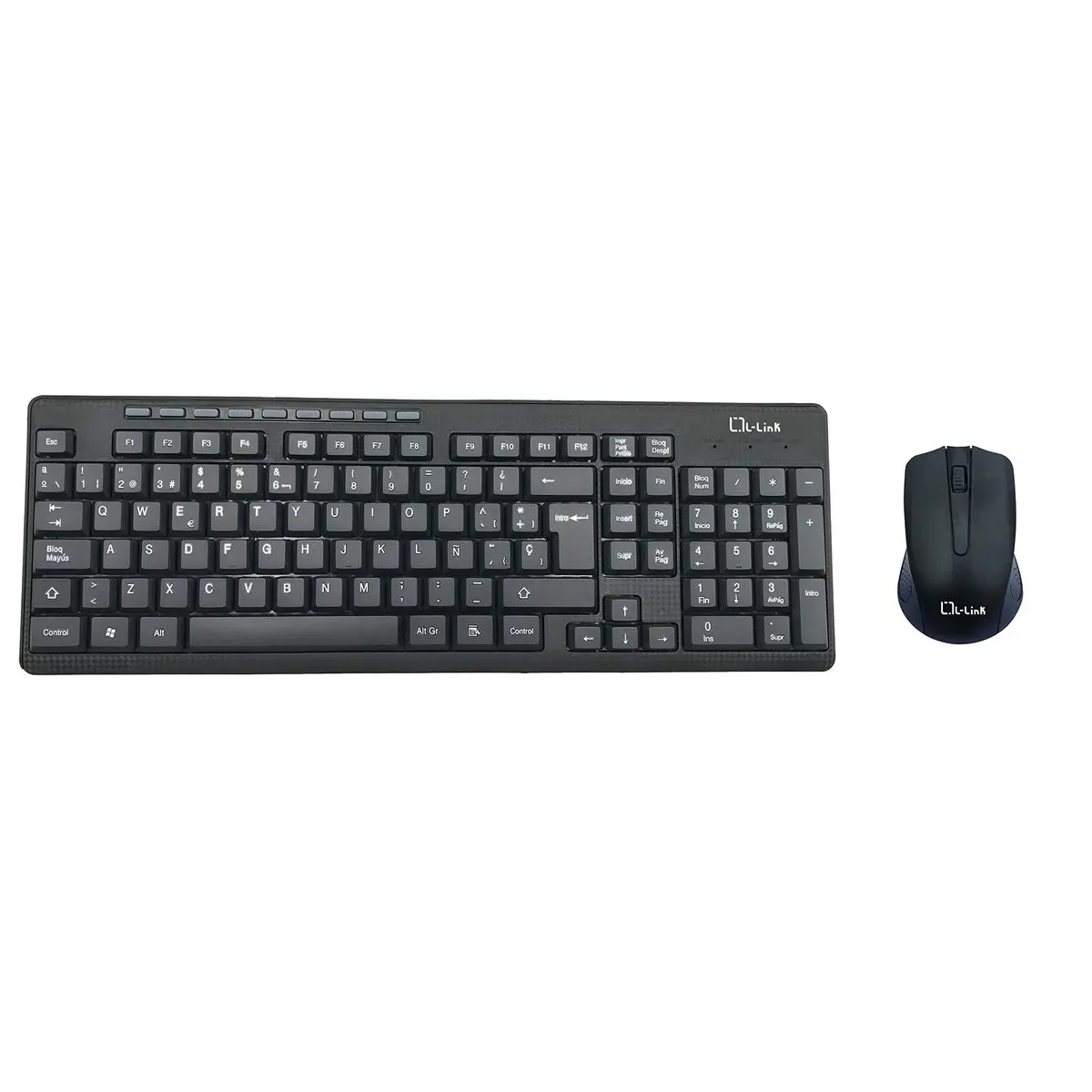 Tastiera e Mouse Wireless L-Link LL-KB-555 Nero