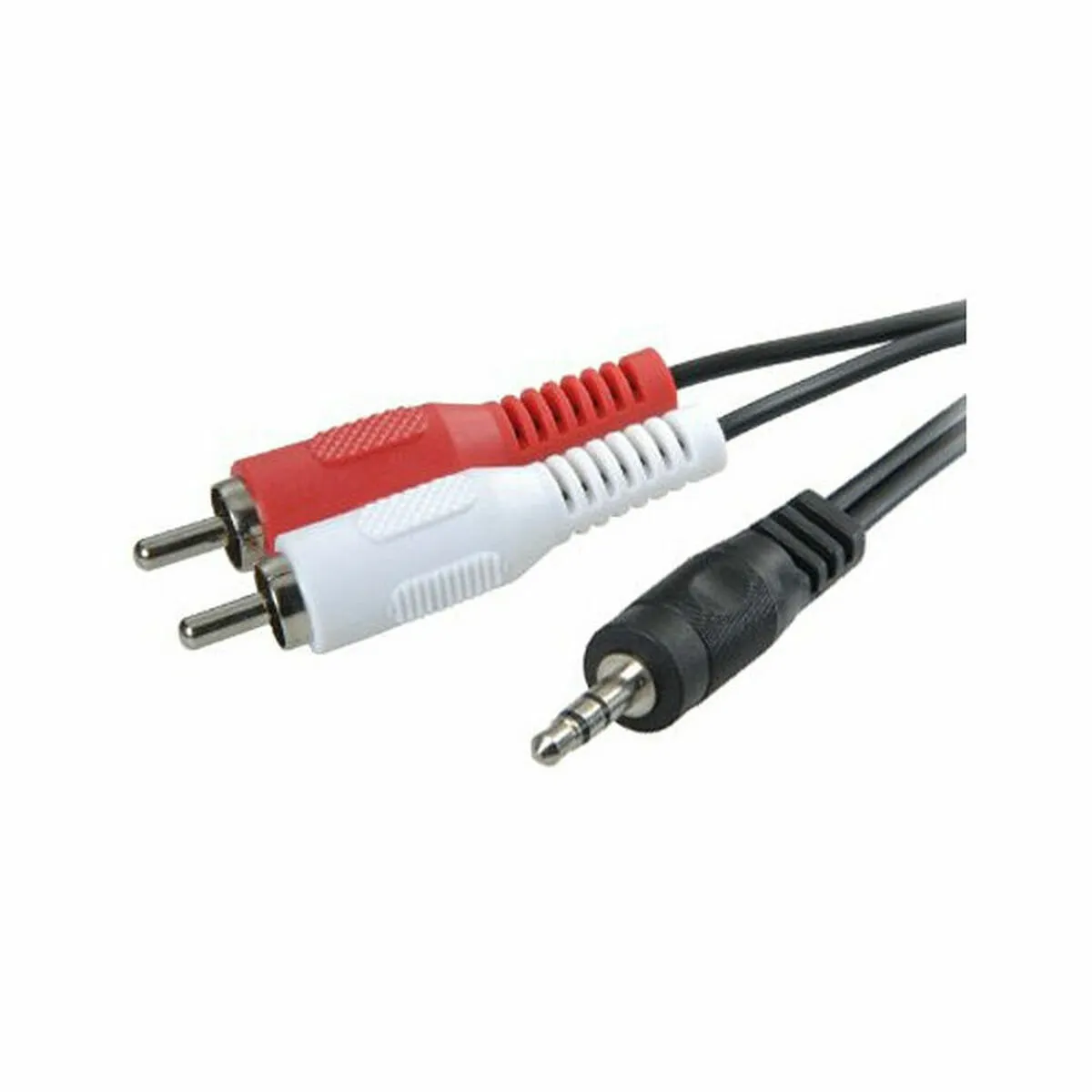 Cavo Audio Jack con 2 RCA 3GO CA101 (2 m) Nero