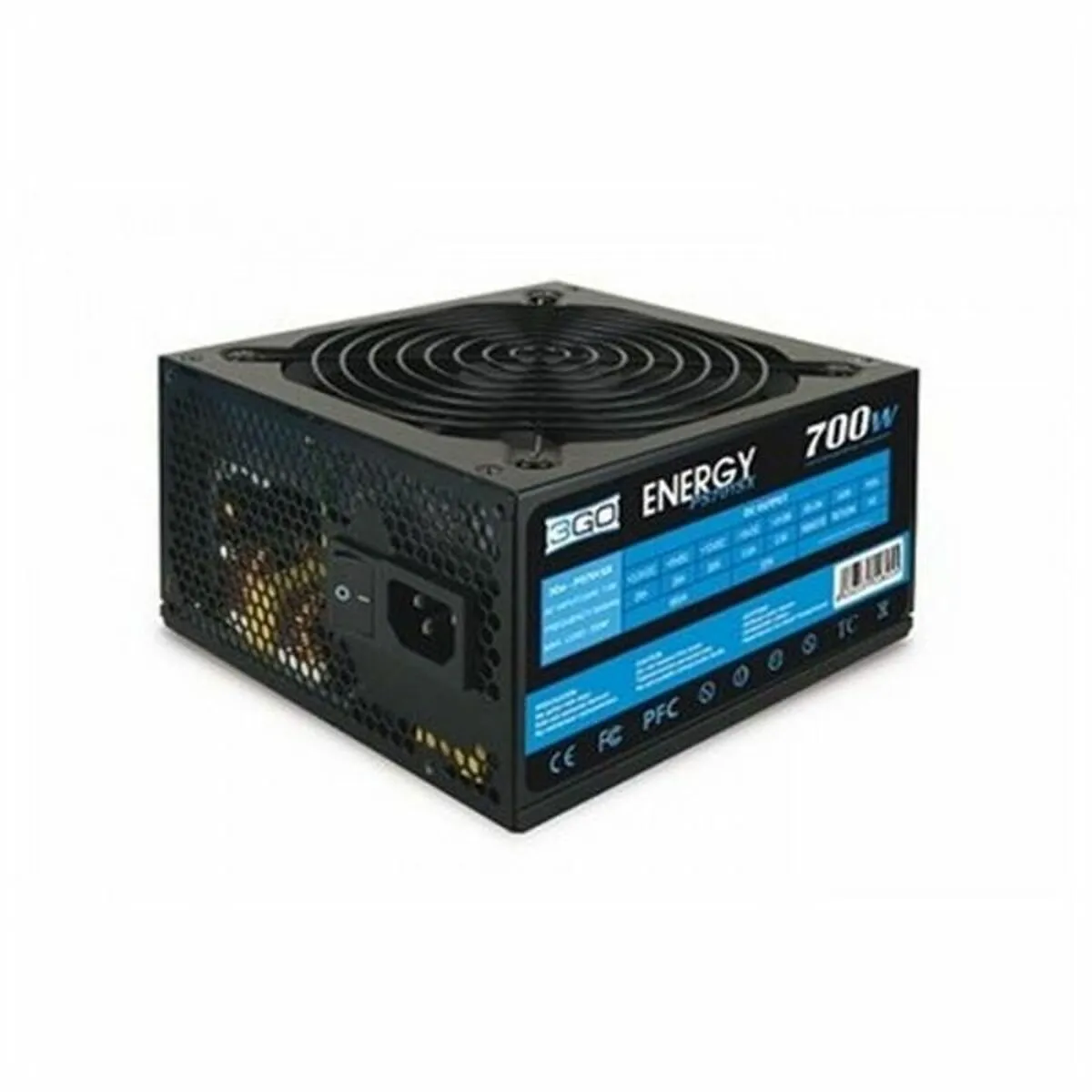 Fonte di Alimentazione 3GO PS701SX 700W 4 x SATA <20dB 700 W ATX