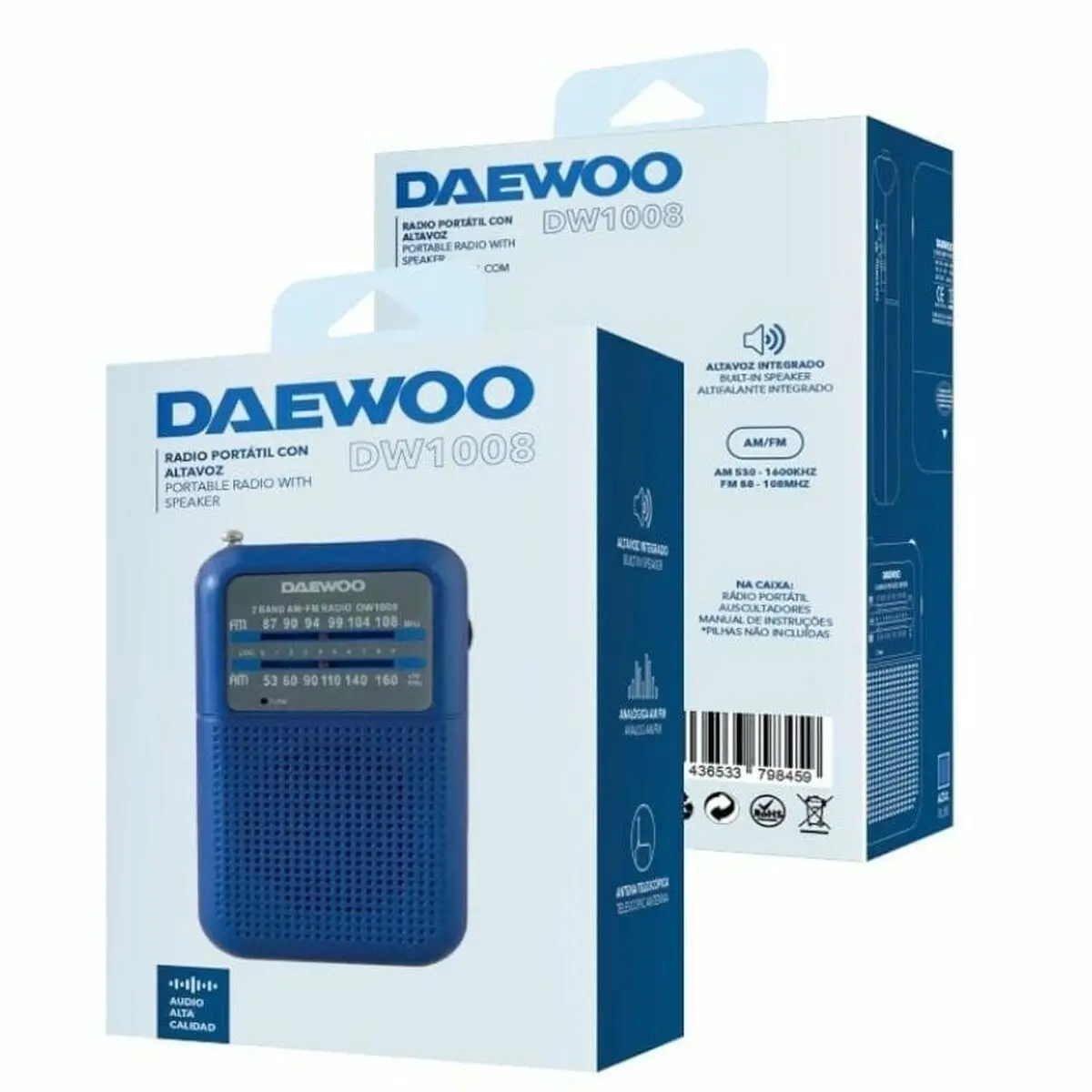 Radio Portatile Daewoo DW1008BL