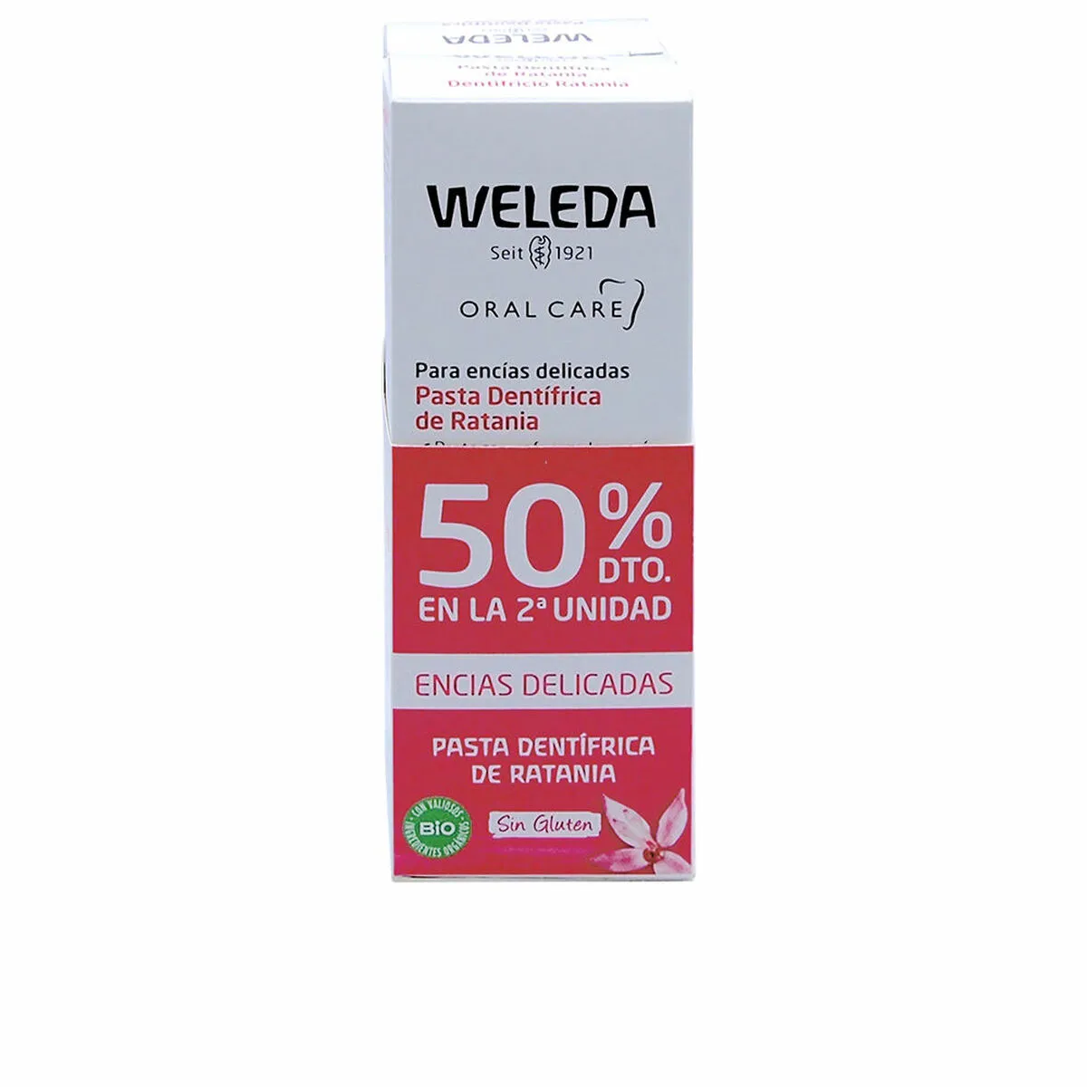 Dentifricio Gengive Sensibili Weleda Oral Care 2 x 75 ml Rathania