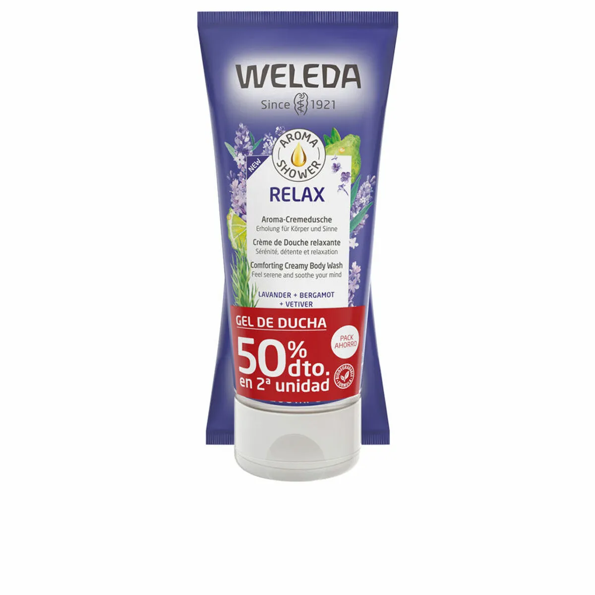 Gel Doccia Weleda   Lavanda 200 ml x 2 Rilassante